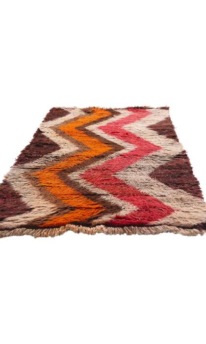 3 x 5 Vintage Boujad Moroccan Rug 79188