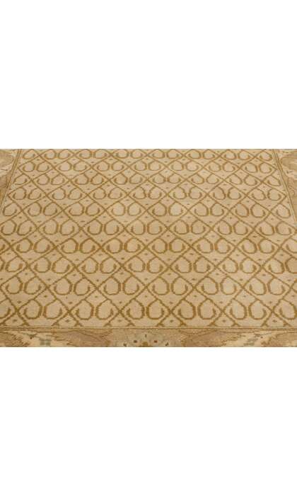 4 x 5 Vintage Earth-Tone Indian Rug 76983