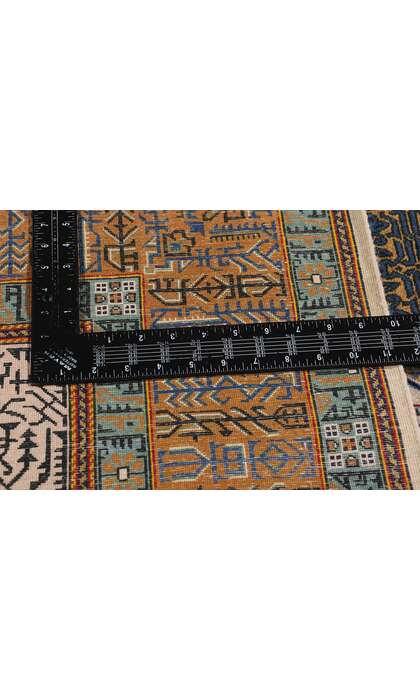 4 x 7 Vintage Ivory Persian Nain Rug 79190