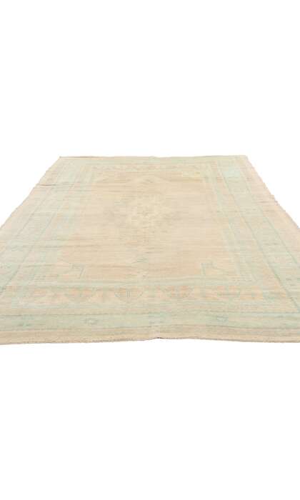 5 x 9 Vintage Muted Turkish Oushak Rug 53559