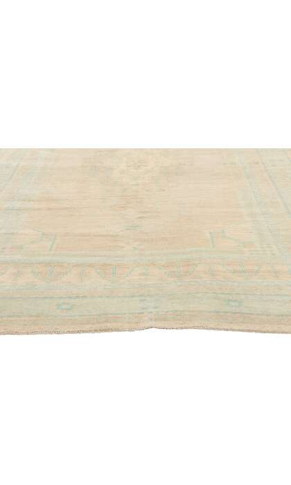 5 x 9 Vintage Muted Turkish Oushak Rug 53559