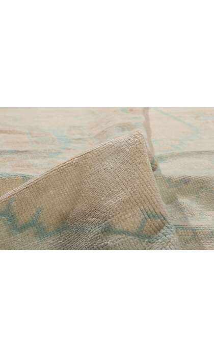 6 x 9 Vintage Muted Turkish Oushak Rug 52967