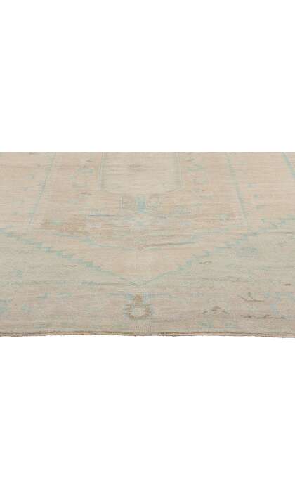 6 x 9 Vintage Muted Turkish Oushak Rug 52967