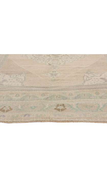 6 x 9 Vintage Turkish Oushak Rug 52810