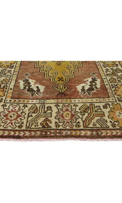 3 x 11 Vintage Turkish Oushak Rug 52411