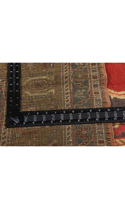 7 x 11 Vintage Turkish Oushak Rug 74095