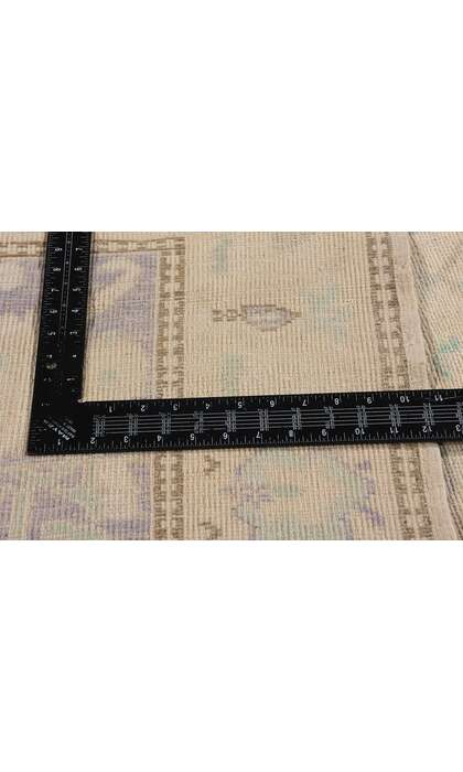 6 x 9 Vintage Pastel Turkish Oushak Rug 52965