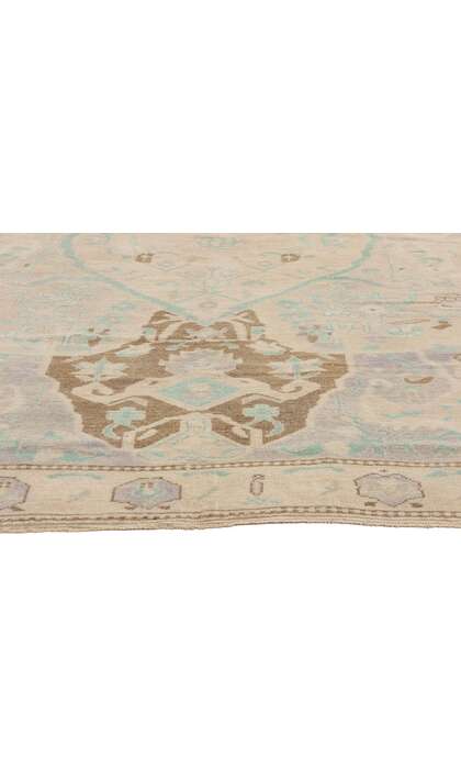 6 x 9 Vintage Pastel Turkish Oushak Rug 52965