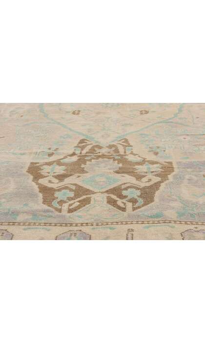 6 x 9 Vintage Pastel Turkish Oushak Rug 52965