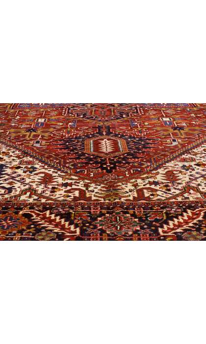 10 x 13 Antique Persian Heriz Rug 77030