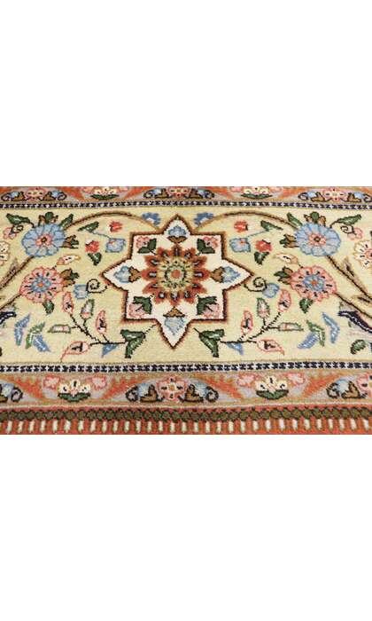 11 x 15 Vintage Persian Tabriz Hunting Rug 77353