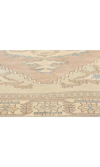 6 x 8 Vintage Pink Turkish Oushak Rug 53724