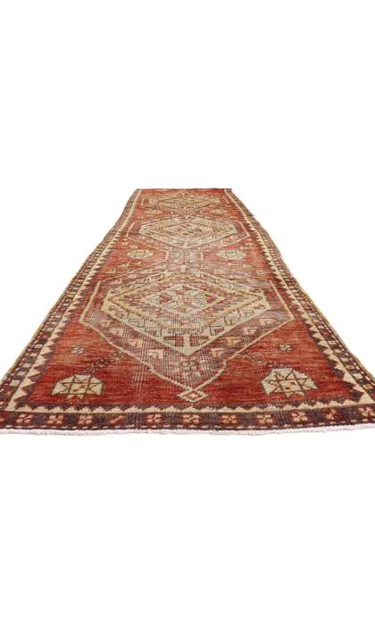 2 x 8 Vintage Turkish Oushak Rug Runner 52087