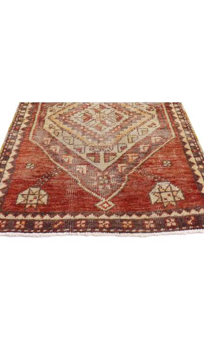 2 x 8 Vintage Turkish Oushak Rug Runner 52087