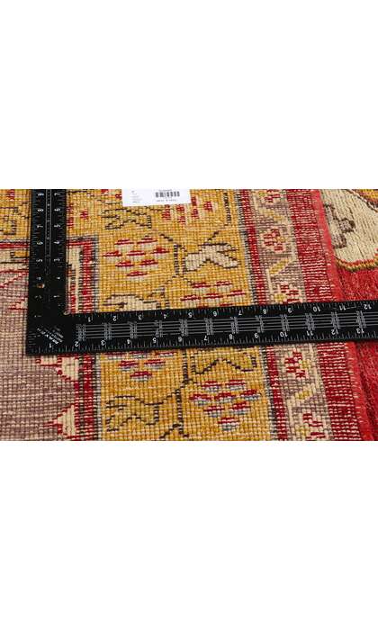 7 x 10 Vintage Red Turkish Oushak Rug 73774