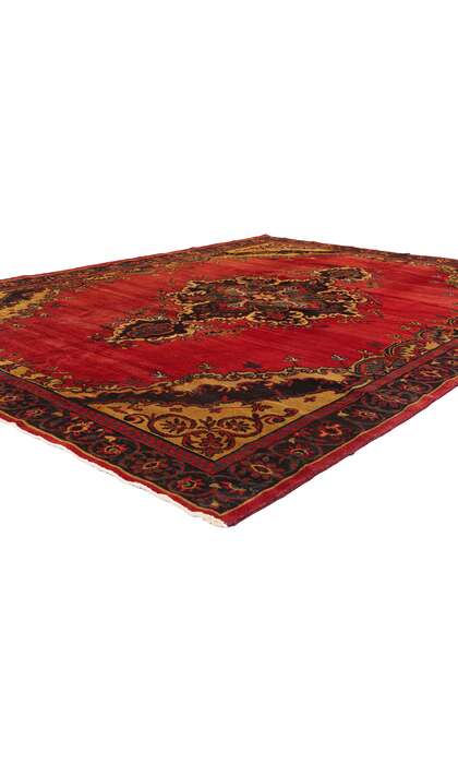 8 x 11 Vintage Red Turkish Oushak Rug 50507