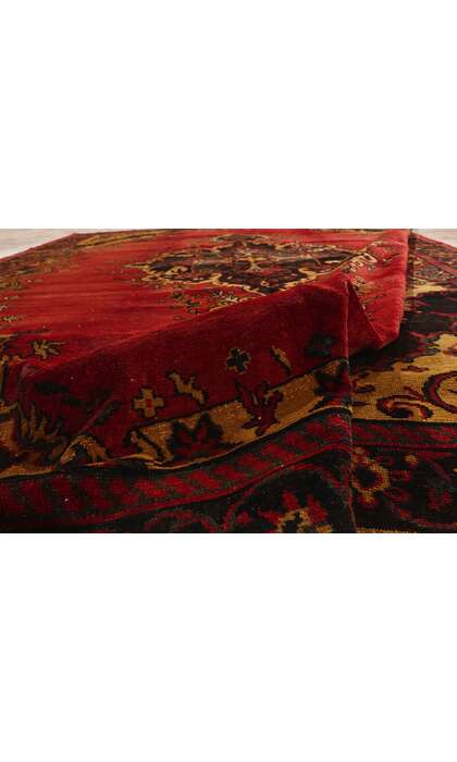 8 x 11 Vintage Red Turkish Oushak Rug 50507