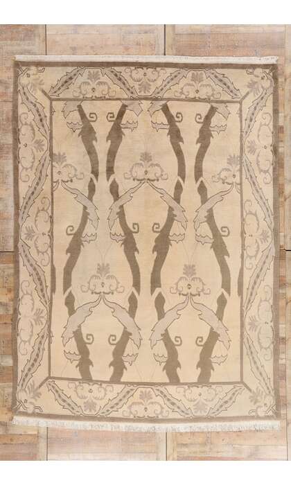 9 x 12 Vintage Earth-Tone Tibetan Rug 79182