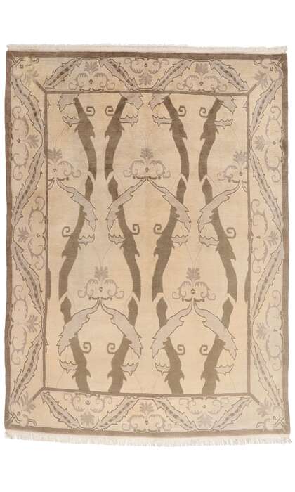 9 x 12 Vintage Earth-Tone Tibetan Rug 79182