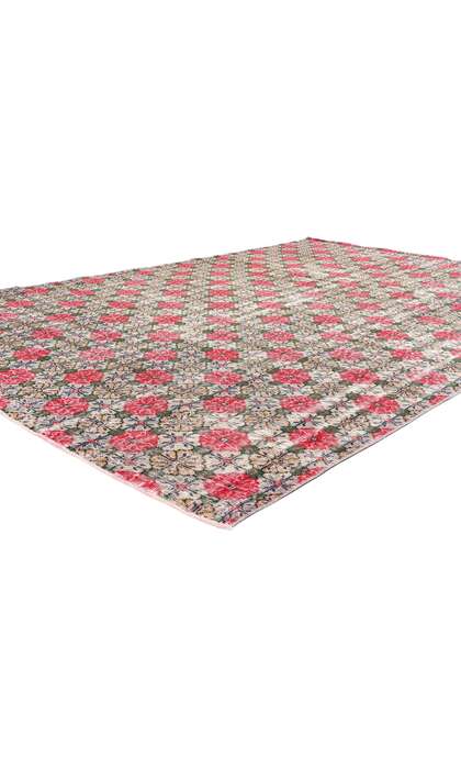 7 x 10 Zeki Muren Vintage Turkish Sivas Rug 53365
