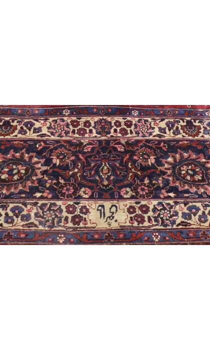 12 x 17 Antique Persian Mashhad Rug 61201