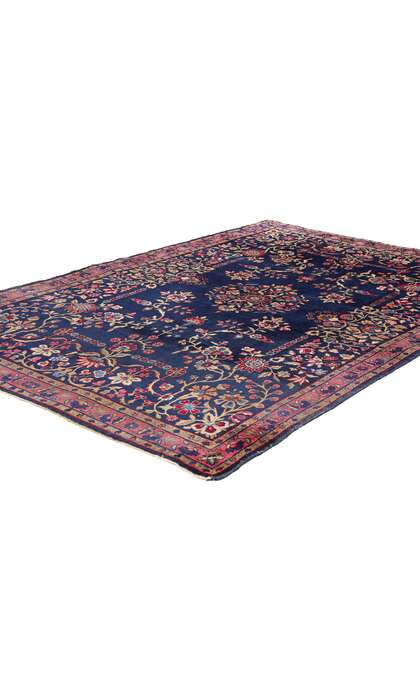 4 x 6 Antique Persian Kerman Rug 79258