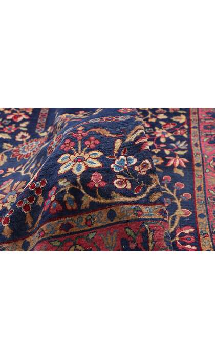 4 x 6 Antique Persian Kerman Rug 79258