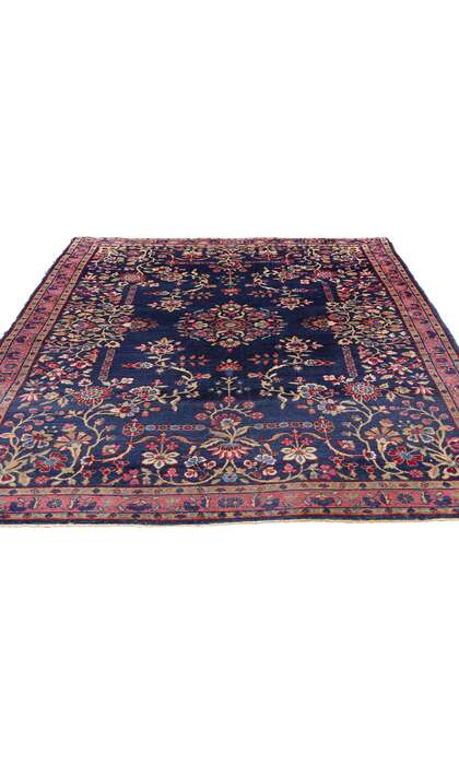 4 x 6 Antique Persian Kerman Rug 79258