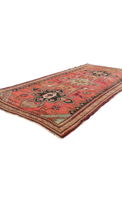 4 x 9 Antique Caucasian Karabagh Rug 79247