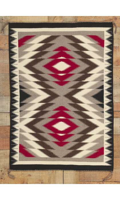2 x 3 Antique Crystal Navajo Rug 78424
