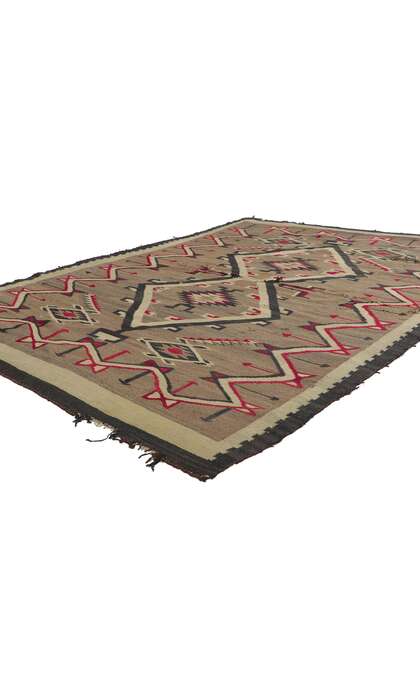 4 x 6 Antique Crystal Navajo Rug 78322
