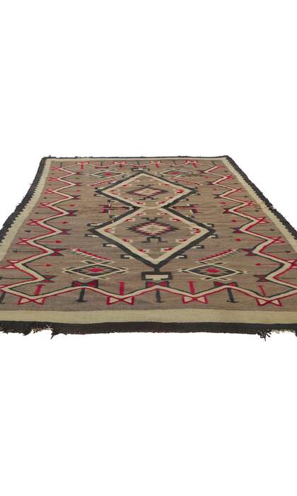 4 x 6 Antique Crystal Navajo Rug 78322