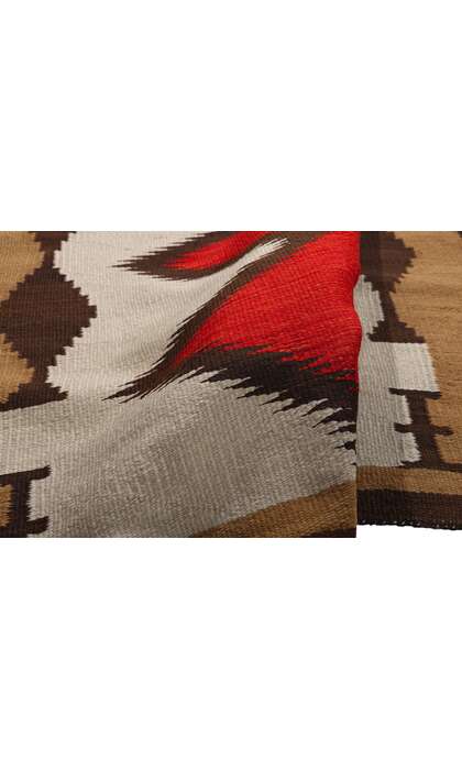 4 x 5 Antique Eye Dazzler Navajo Rug 79253