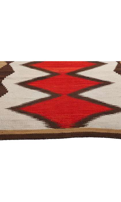 4 x 5 Antique Eye Dazzler Navajo Rug 79253