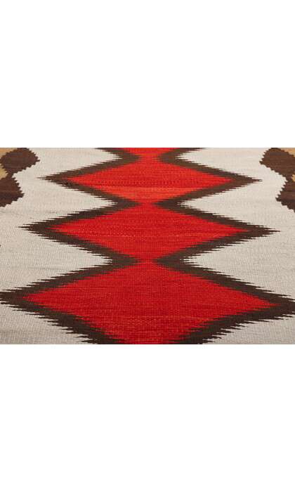 4 x 5 Antique Eye Dazzler Navajo Rug 79253