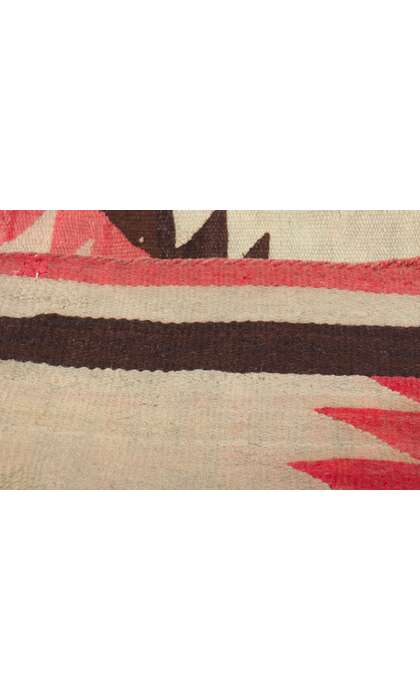 5 x 7 Late 19th Century Antique Eye Dazzler Navajo Rug 78429