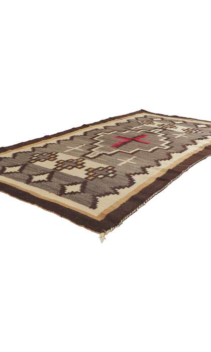 4 x 7 Antique Ganado Navajo Rug 78351