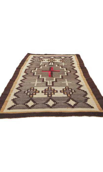 4 x 7 Antique Ganado Navajo Rug 78351