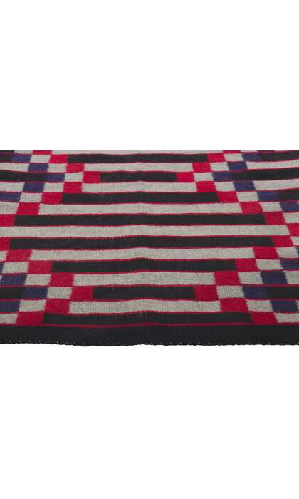 3 x 5 Late 19th Century Antique Germantown Optical Navajo Rug 78423