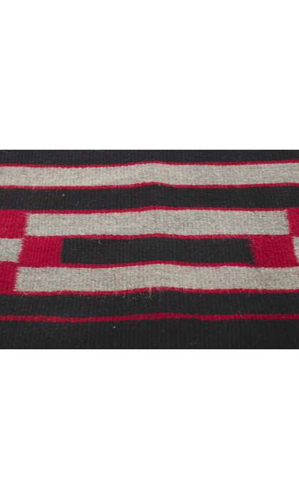 3 x 5 Late 19th Century Antique Germantown Optical Navajo Rug 78423