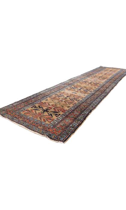 3 x 14 Antique Persian Bakshaish Rug 90039