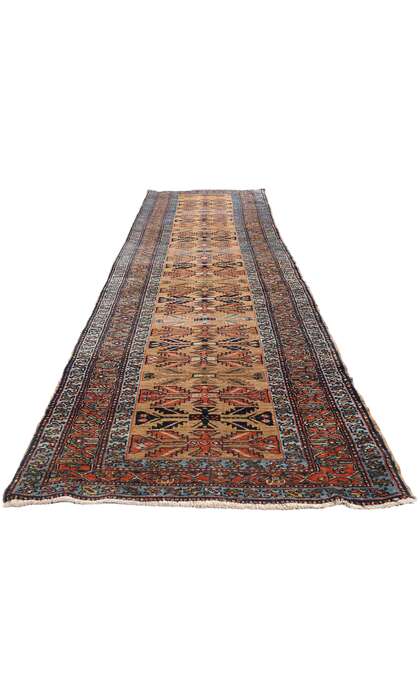 3 x 14 Antique Persian Bakshaish Rug 90039