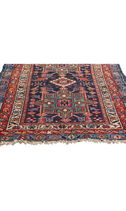 3 x 4 Late 19th Century Antique Persian Karaja Heriz Rug 79240