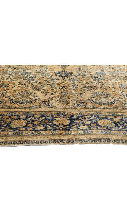 10 x 14 Late 19th Century Antique Persian Lavar Kerman Rug 73582