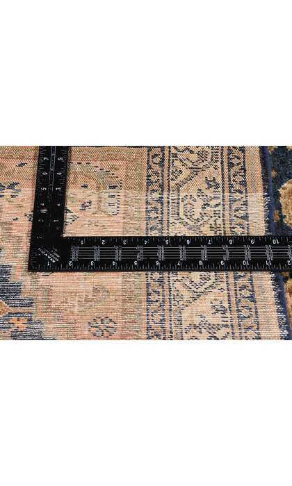 3 x 20 Late 19th Century Antique Persian Malayer Rug 90038