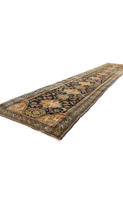 3 x 20 Late 19th Century Antique Persian Malayer Rug 90038