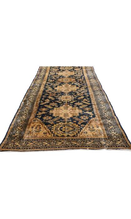 3 x 20 Late 19th Century Antique Persian Malayer Rug 90038