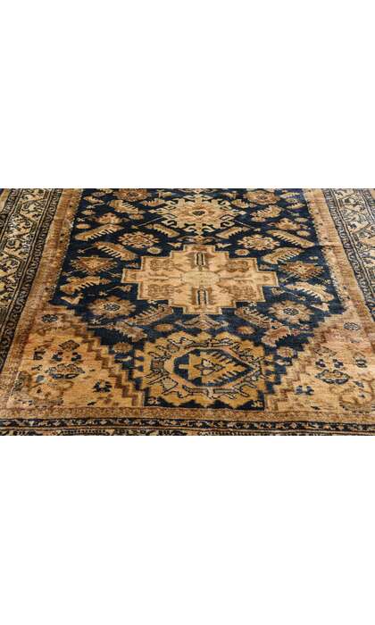 3 x 20 Late 19th Century Antique Persian Malayer Rug 90038