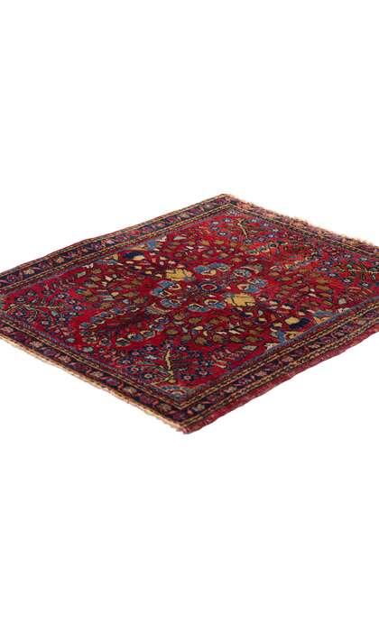 2 x 2 Antique Persian Sarouk Rug 79241