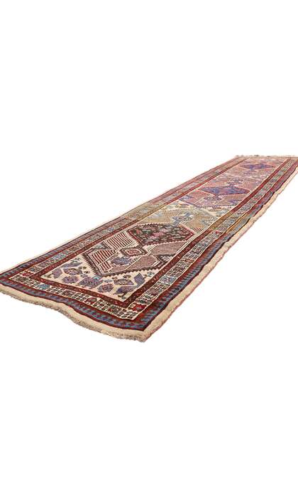 3 x 15 Antique Persian Tribal Sarab Rug Runner 90035
